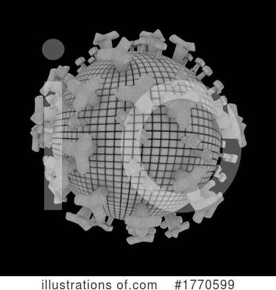 Royalty-Free (RF) Virus Clipart Illustration by KJ Pargeter - Stock Sample #1770599