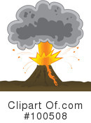 Volcano Clipart #100508 by Paulo Resende