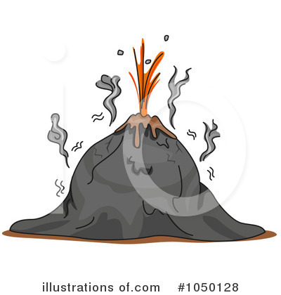 Royalty-Free (RF) Volcano Clipart Illustration by BNP Design Studio - Stock Sample #1050128