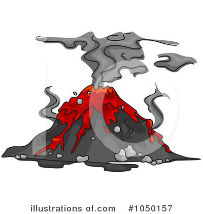 Royalty-Free (RF) Volcano Clipart Illustration by BNP Design Studio - Stock Sample #1050157