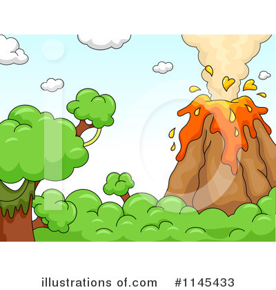Royalty-Free (RF) Volcano Clipart Illustration by BNP Design Studio - Stock Sample #1145433