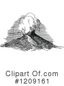 Volcano Clipart #1209161 by Prawny Vintage