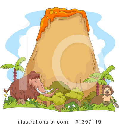Volcano Clipart #1397115 by BNP Design Studio