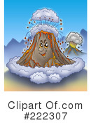 Volcano Clipart #222307 by visekart