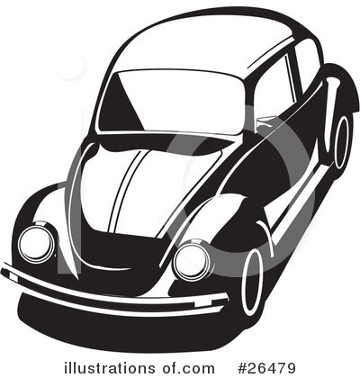 Royalty-Free (RF) Volkswagen Clipart Illustration by David Rey - Stock Sample #26479