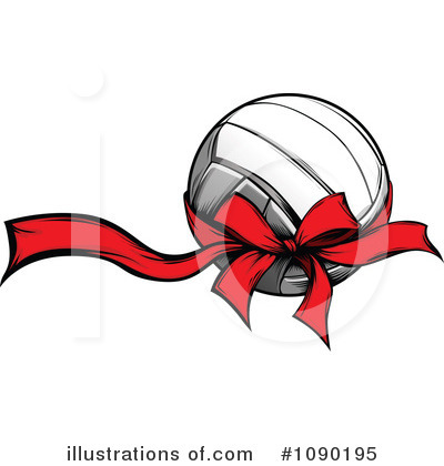 Volleyball Clipart #1090195 by Chromaco