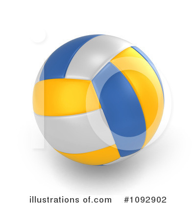 Volleyball Clipart #1092902 by BNP Design Studio