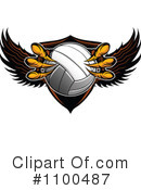 Volleyball Clipart #1100487 by Chromaco