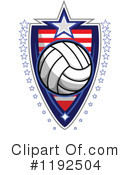 Volleyball Clipart #1192504 by Chromaco