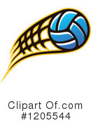 Volleyball Clipart #1205544 by Vector Tradition SM