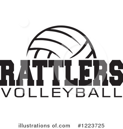 Volleyball Clipart #1223725 by Johnny Sajem
