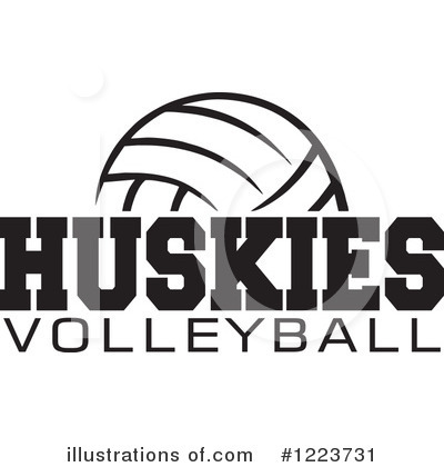 Royalty-Free (RF) Volleyball Clipart Illustration by Johnny Sajem - Stock Sample #1223731