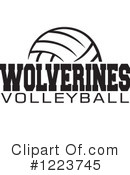 Volleyball Clipart #1223745 by Johnny Sajem