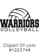 Volleyball Clipart #1223748 by Johnny Sajem