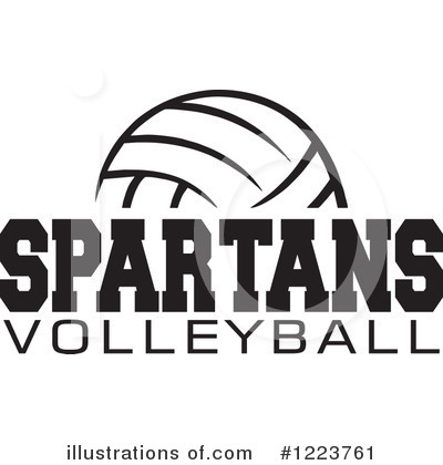 Royalty-Free (RF) Volleyball Clipart Illustration by Johnny Sajem - Stock Sample #1223761