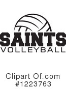 Volleyball Clipart #1223763 by Johnny Sajem