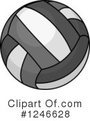 Volleyball Clipart #1246628 by Vector Tradition SM