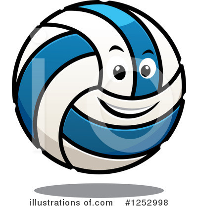Royalty-Free (RF) Volleyball Clipart Illustration by Vector Tradition SM - Stock Sample #1252998