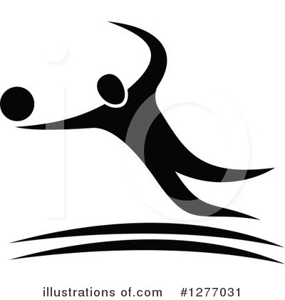 Royalty-Free (RF) Volleyball Clipart Illustration by Vector Tradition SM - Stock Sample #1277031