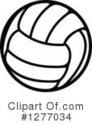 Volleyball Clipart #1277034 by Vector Tradition SM