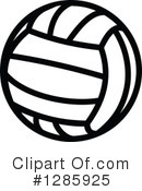 Volleyball Clipart #1285925 by Vector Tradition SM