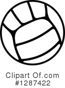 Volleyball Clipart #1287422 by Vector Tradition SM