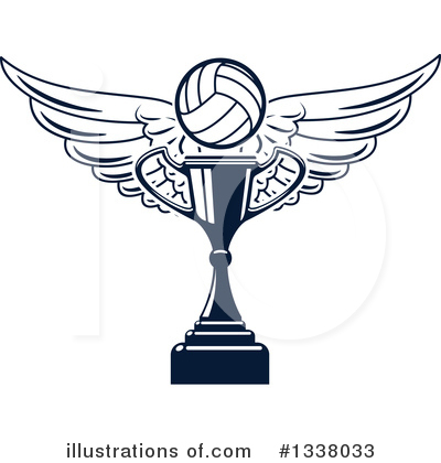 Royalty-Free (RF) Volleyball Clipart Illustration by Vector Tradition SM - Stock Sample #1338033