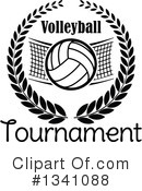 Volleyball Clipart #1341088 by Vector Tradition SM