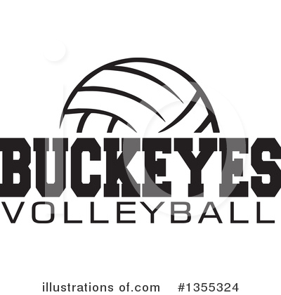 Royalty-Free (RF) Volleyball Clipart Illustration by Johnny Sajem - Stock Sample #1355324