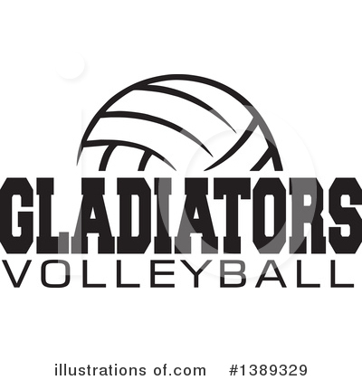 Royalty-Free (RF) Volleyball Clipart Illustration by Johnny Sajem - Stock Sample #1389329
