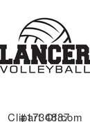 Volleyball Clipart #1734887 by Johnny Sajem