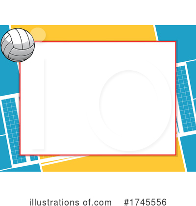 Royalty-Free (RF) Volleyball Clipart Illustration by Vector Tradition SM - Stock Sample #1745556