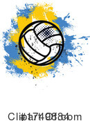 Volleyball Clipart #1749884 by Vector Tradition SM