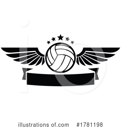 Volleyball Clipart #1781198 by Vector Tradition SM