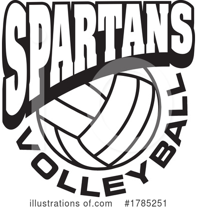 Royalty-Free (RF) Volleyball Clipart Illustration by Johnny Sajem - Stock Sample #1785251