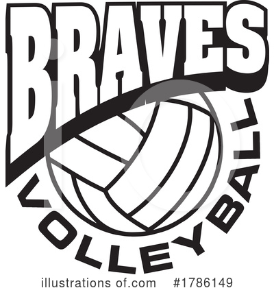 Royalty-Free (RF) Volleyball Clipart Illustration by Johnny Sajem - Stock Sample #1786149