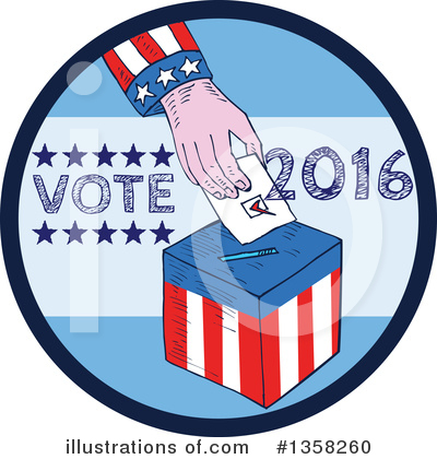 Presidential Election Clipart #1358260 by patrimonio