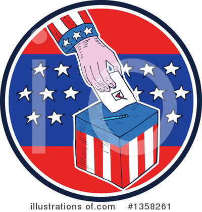 Presidential Election Clipart #1358261 by patrimonio