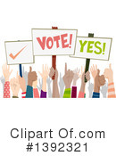 Vote Clipart #1392321 by BNP Design Studio