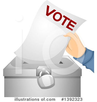 Vote Clipart #1392323 by BNP Design Studio