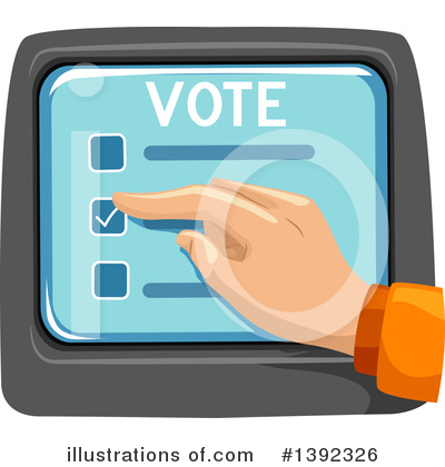 Election Clipart #1392326 by BNP Design Studio