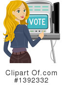 Vote Clipart #1392332 by BNP Design Studio