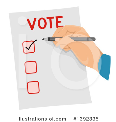 Voting Clipart #1392335 by BNP Design Studio