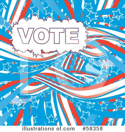 Royalty-Free (RF) Vote Clipart Illustration by MilsiArt - Stock Sample #58358