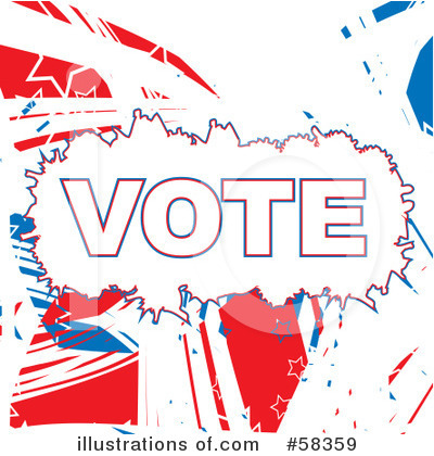 Royalty-Free (RF) Vote Clipart Illustration by MilsiArt - Stock Sample #58359