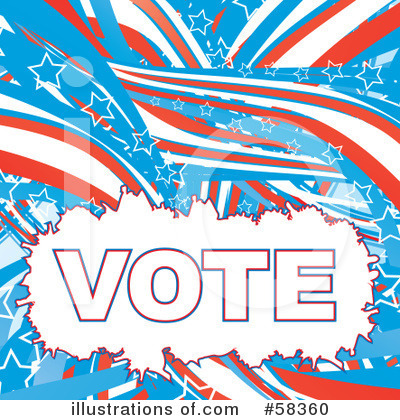 Royalty-Free (RF) Vote Clipart Illustration by MilsiArt - Stock Sample #58360