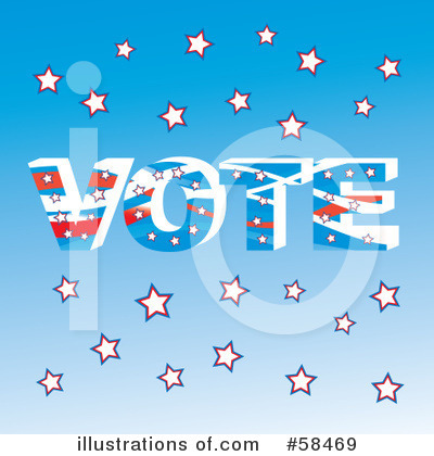 Royalty-Free (RF) Vote Clipart Illustration by MilsiArt - Stock Sample #58469
