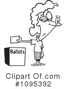 Voting Clipart #1095392 by toonaday