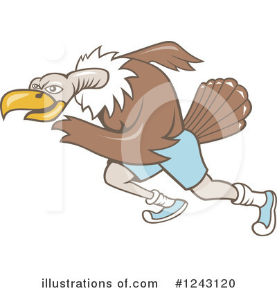 Royalty-Free (RF) Vulture Clipart Illustration by patrimonio - Stock Sample #1243120