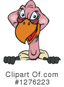 Vulture Clipart #1276223 by Dennis Holmes Designs